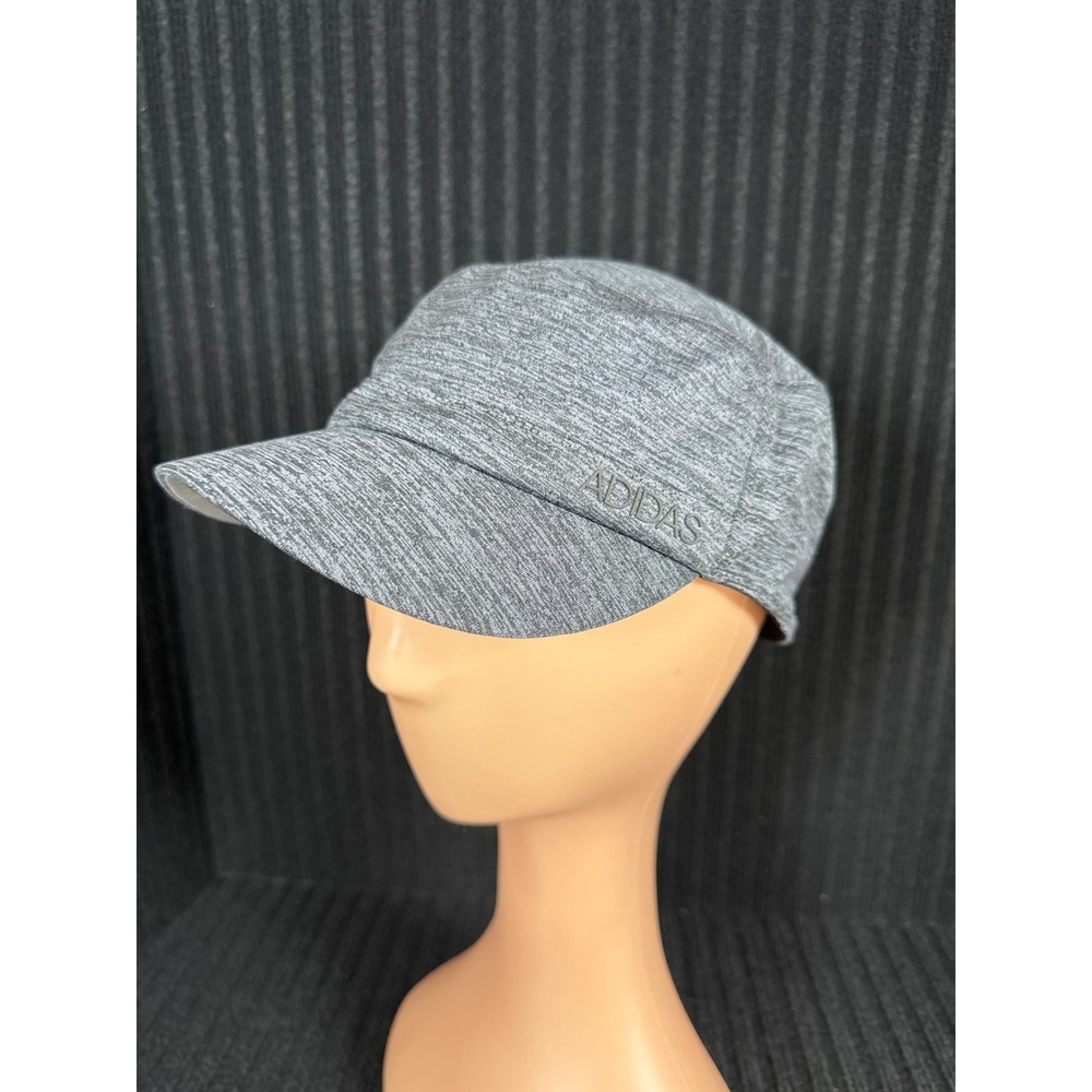 Adidas Womens Gray Space Dye Cadet Military Style Hat Cap